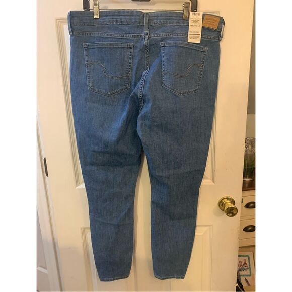 LEVI STRAUSS JEANS SIGNATURE SIMPLY STRETCH MID RISE SKINNY SZ 18/ 34W 30L NWT - Picture 6 of 11